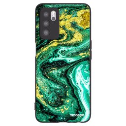 Fekete szilikon tok az alábbi mobiltelefonokra OPPO A16 - Green Gold