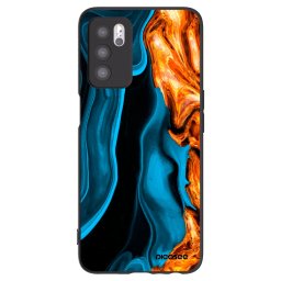 Fekete szilikon tok az alábbi mobiltelefonokra OPPO A16 - Gold blue