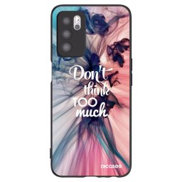 Fekete szilikon tok az alábbi mobiltelefonokra OPPO A16 - Don't think TOO much