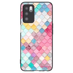 Fekete szilikon tok az alábbi mobiltelefonokra OPPO A16 - Colorful roof