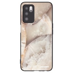 Fekete szilikon tok az alábbi mobiltelefonokra OPPO A16 - Cream marble