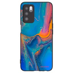 Fekete szilikon tok az alábbi mobiltelefonokra OPPO A16 - Rainbow