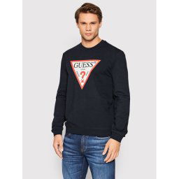 Guess Pulóver M2YQ37 K6ZS1 Sötétkék Slim Fit