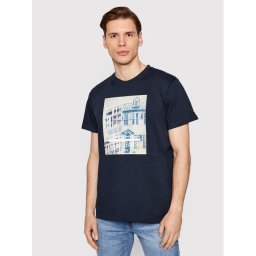 Pepe Jeans Póló Teller PM508377 Sötétkék Regular Fit