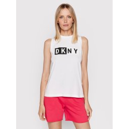 DKNY Sport Felső DP8T5892 Fehér Regular Fit
