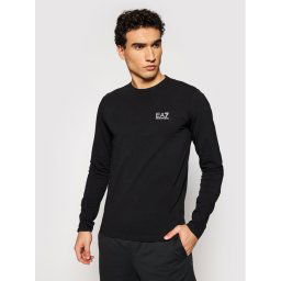 EA7 Emporio Armani Hosszú ujjú 8NPT55 PJM5Z 1200 Fekete Regular Fit
