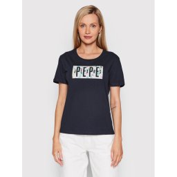 Pepe Jeans Póló Patsy PL505218 Sötétkék Regular Fit
