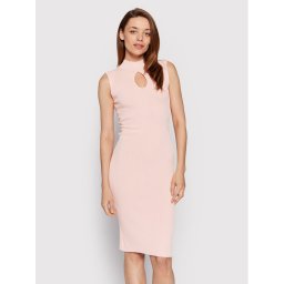 Guess Kötött ruha Marion W2YK63 Z2U00 Rózsaszín Slim Fit