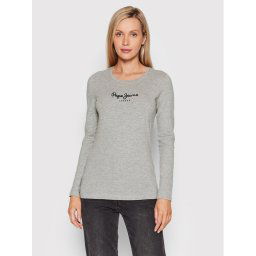 Pepe Jeans Blúz New Virginia PL505203 Szürke Slim Fit