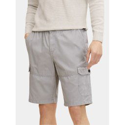 Tom Tailor Szövet rövidnadrág 1031446 Szürke Regular Fit