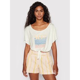 Roxy Blúz Born To Be ERJZT05349 Bézs Relaxed Fit