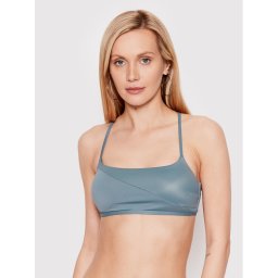 Calvin Klein Swimwear Bikini felső Core Essentials KW0KW01605 Kék