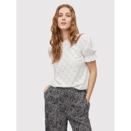 Vila Blúz Kawa 14070251 Fehér Regular Fit