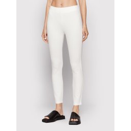 DKNY Leggings P0RK8CMD Fehér Slim Fit