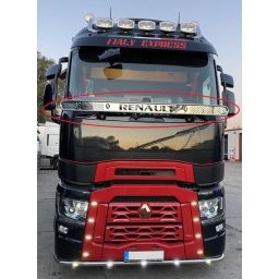 Renault T széria inox díszrács a szélvédő aljára