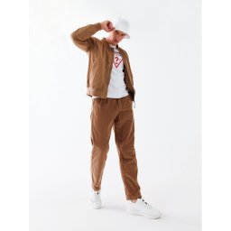Guess Pulóver Audley M2YQ37 K6ZS1 Fehér Slim Fit