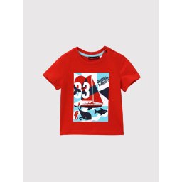 Original Marines Póló DCP0405NM Piros Regular Fit