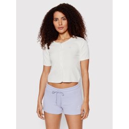 Converse Blúz 10023394-A02 Fehér Regular Fit