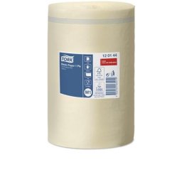 TORK Kéztörlő, belsőmag-adagolás, 1 rétegű, M1 rendszer, Universal, TORK, sárga