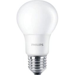 PHILIPS LED izzó, E27, gömb, A60, 5W, 470lm, 3000K, PHILIPS "CorePro"