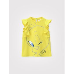 Original Marines Blúz LOONEY TUNES DCPV1107NF Sárga Regular Fit