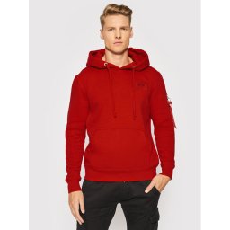 Alpha Industries Pulóver Back Print 178318 Piros Regular Fit