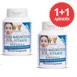 Celsus Prémium Extra Magnézium+B6-Vitamin+Q1+Q10 kapszula 1+1 Akció - 2x30db