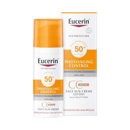 Eucerin Sun Photoaging Control színezett napozó krém arcra SPF50+ 50ml