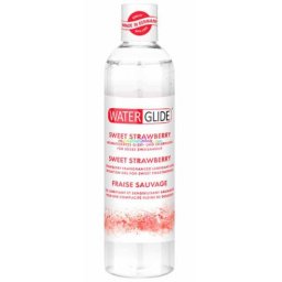 Waterglide Sweet Strawberry 300 ml síkosító, vízbázisú, eper illat és aroma, színtelen, kiváló minőségű, érzékeny bőrre is