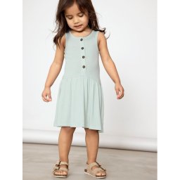 NAME IT Nyári ruha 13198490 Zöld Regular Fit