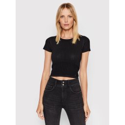 Guess Blúz W2YR42 Z2U00 Fekete Slim Fit