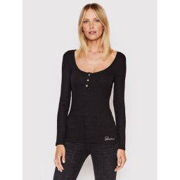 Guess Blúz W2YP46 KBCO2 Fekete Slim Fit