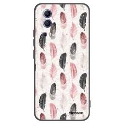 Fekete szilikon tok az alábbi mobiltelefonokra Vivo Y52 5G - Feather 2