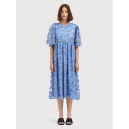 Selected Femme Koktélruha Justine 16085467 Kék Loose Fit