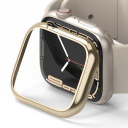 Ringke Bezel Styling Case Frame Apple Watch 7 41mm kijelző védő fémkeret (arany)