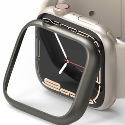 Ringke Bezel Styling Case Frame Apple Watch 7 41mm kijelző védő fémkeret (szürke)