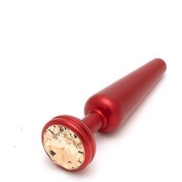 Andaro Crystal Plug Medium Chrome Gold anál dugó