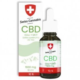 Swiss Cannabis 1000mg 10% Széles Spektrum CBD olaj - 10ml