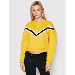 Urban Classics Pulóver Inset TB2341 Sárga Regular Fit