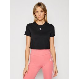 adidas Póló Crop Top GN2802 Fekete Regular Fit