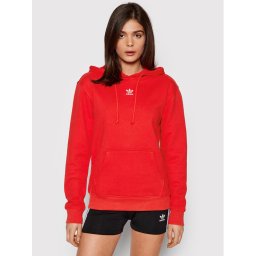 adidas Pulóver Hoodie HF7508 Piros Regular Fit