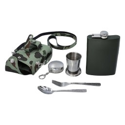 ARMY készlet - csutora, kés, pohár és tok