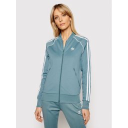 adidas Pulóver Primeblue Sst Track GN2944 Zöld Regular Fit