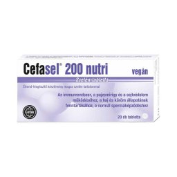 Cefasel 200 Nutri Szelén tabletta 20x