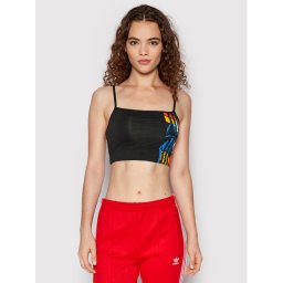 adidas Felső RICH MNISI HC4465 Fekete Slim Fit