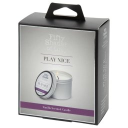 A szürke ötven árnyalata - Play Nice - vanília illatú illatgyertya (90 g)