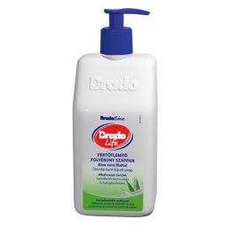 BRADO Folyékony szappan, fertőtlenítő, 0,35 l, BRADOLIFE, aloe vera