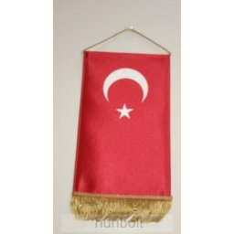Asztali Török zászló 15X26,5 cm