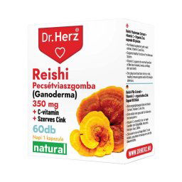Dr. Herz Reishi 350 mg + C-vitamin + szerves cink kapszula 60x
