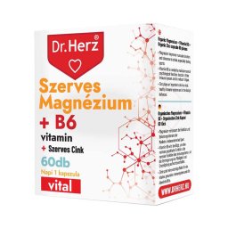 Dr. Herz Szerves Magnézium + B6 + Szerves Cink kapszula 60x
